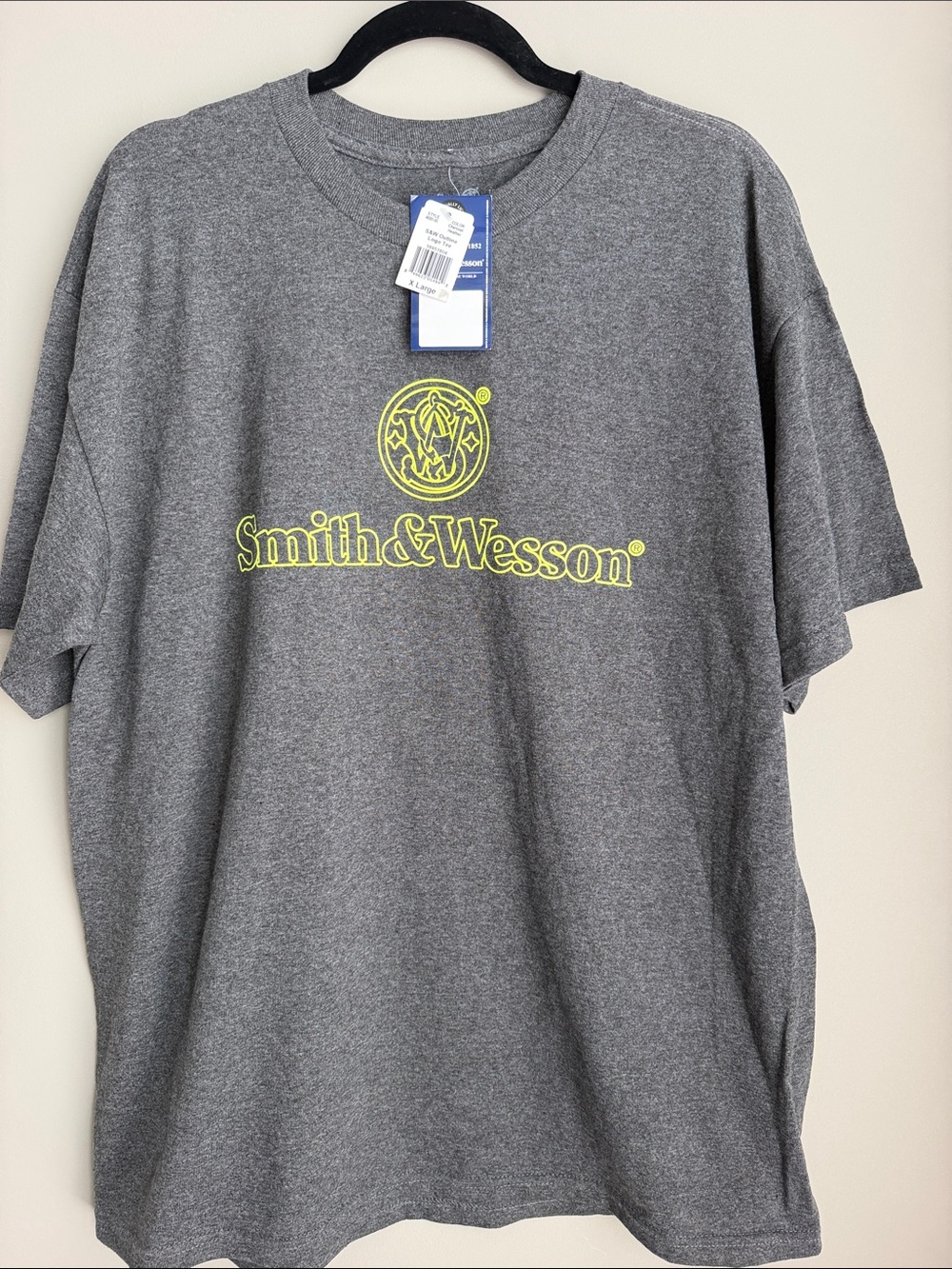 Men's Gray Logo Short Sleeve Tee
